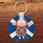 Kleine Schotse Kerel Sleutelhanger (Voorkant)