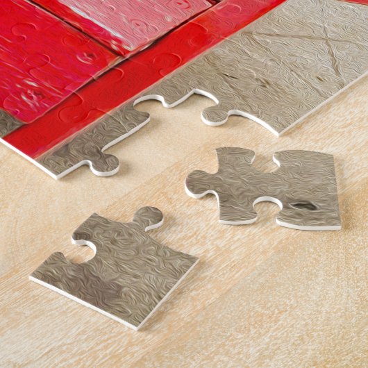 Kleine Scottie in een Big Red Stoel Legpuzzel (Zijkant)