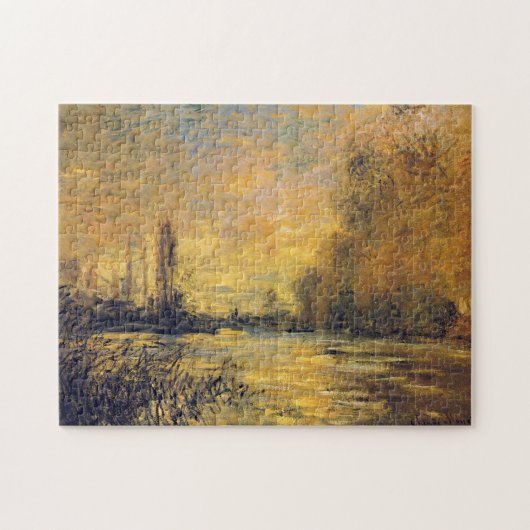 Kleine Seine Argenteuil Monet Fine Art Legpuzzel (Horizontaal)