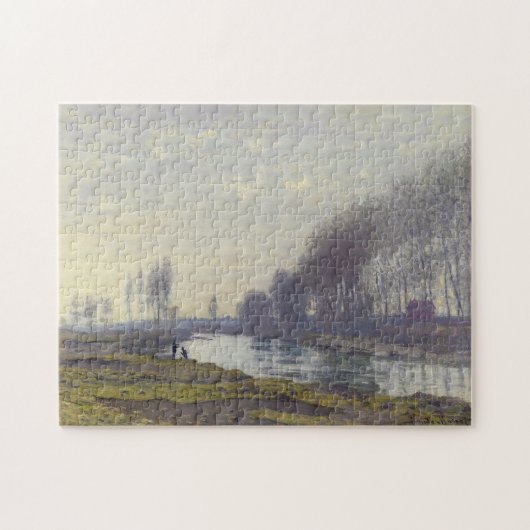 Kleine Seine-arm in de Argentijnse Monet Fine Art Legpuzzel (Horizontaal)