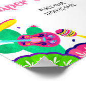 Kleine Senorita Baby shower Luier Raffle Poster (Hoek)