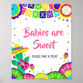 Kleine Senorita Fiesta Baby's zijn zoet Poster (Voorkant)