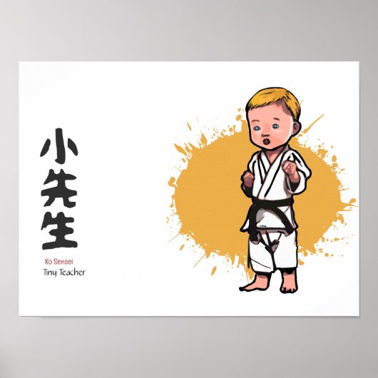 Kleine Sensei Poster (Voorkant)