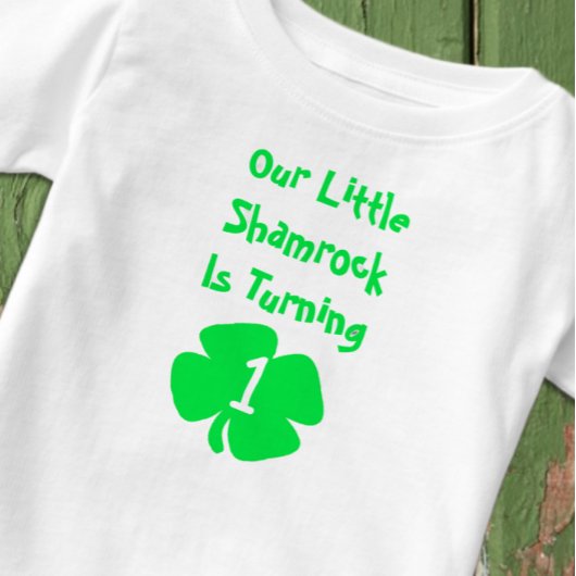 Kleine Shamrock 1e verjaardag