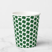 Kleine Shamrock 1st Birthday Paper Cups Papieren Bekers (Achterkant)