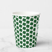 Kleine Shamrock 1st Birthday Paper Cups Papieren Bekers (Rechts)