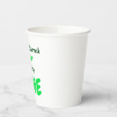 Kleine Shamrock 1st Birthday Paper Cups Papieren Bekers (Links)