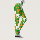 Kleine Shamrock Maryland Flag Leggings Yoga Pants (Rechts)