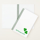 Kleine Shamrocks Klaver Iers Notitieboek (Binnen)