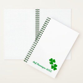 Kleine Shamrocks Klaver Iers Notitieboek