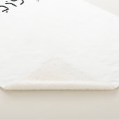 Kleine Sherpa Blanket met Hebreeuwse Naam Sherpa Deken (3/4)