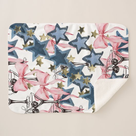 Kleine Sherpa Blanket Sherpa Deken (Voorkant (horizontaal))