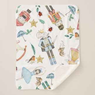 kleine sherpa deken - ideaal cadeau voor een nieuw