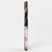 Kleine Shih Tzu Puppymand Bloemen Case-Mate iPhone Case (Achterkant/rechts)