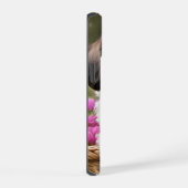 Kleine Shih Tzu Puppymand Bloemen iPhone 15 Case (Rechterkant)