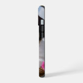 Kleine Shih Tzu Puppymand Bloemen iPhone 15 Case (Linkerkant)