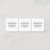 Kleine sieraden Labels-aanpassen met uw Logo Mini Visitekaartje (Voorkant)