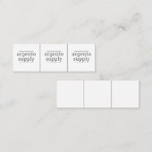 Kleine sieraden Labels-aanpassen met uw Logo Mini Visitekaartje (Voorkant / Achterkant)