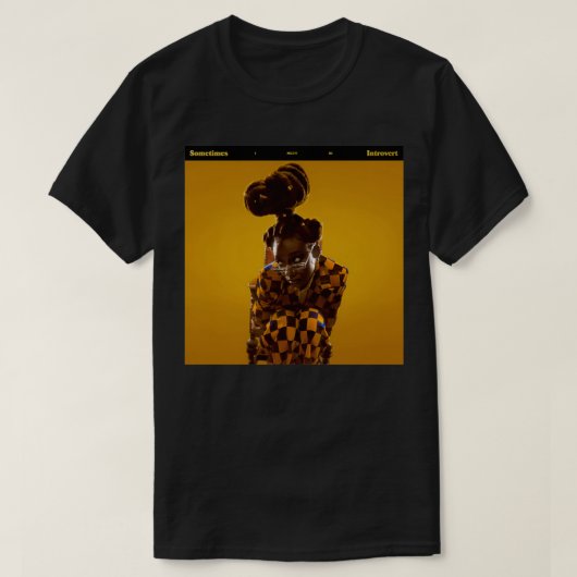 Kleine Simz soms kan ik introvert 1 zijn T-shirt (Design voorkant)