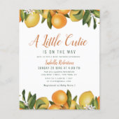 kleine sinaasappel baby shower met kutcitrusvrucht (Voorkant)