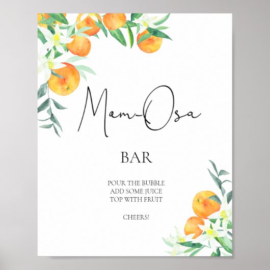 Kleine sinaasappels \ Moeder-osa bar Poster (Voorkant)