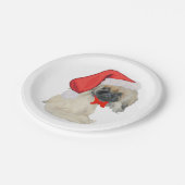 Kleine Sinterklaas Pekingees Papieren Bordje (Gekanteld)