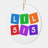 Kleine SIS-ornamenten Keramisch Ornament (Links)