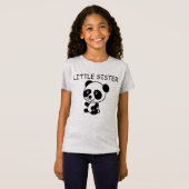 KLEINE SISTER Panda Beer T-shirts (Voorkant volledig)