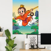 Kleine Skyward Wukong Poster (Thuiskantoor)