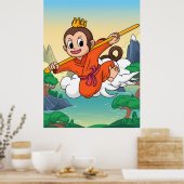 Kleine Skyward Wukong Poster (Keuken)