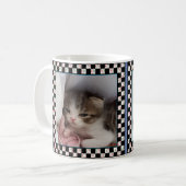 Kleine Slaapkop Kitten Koffiemok (Voorkant links)