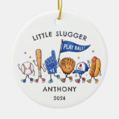 Kleine Slagger Baseball Ornament (Voorkant)