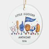 Kleine Slagger Baseball Ornament (Links)