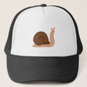Kleine slak trucker pet (Voorkant)