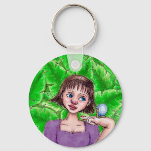 Kleine Slakkenvriend Kunst Sleutelhanger