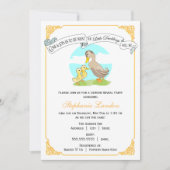 Kleine slangen | Baby shower met tweeslachtig gesl Kaart (Voorkant)