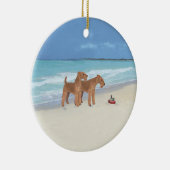 Kleine sleepboot keramisch ornament (Rechts)