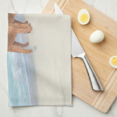 Kleine sleepboot theedoek (Quarter Fold)