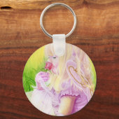 Kleine Sleutelhanger van Roos van lentevierig (Voorkant)