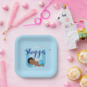 Kleine sloddervos baby papieren bordje (Feest)