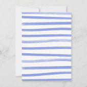 Kleine sloeber honkbal verjaardagsfeestje kaart (Achterkant)