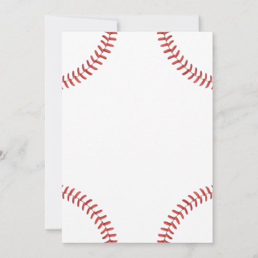 Kleine Slugger Baseball Kleding Baby shower Kaart (Achterkant)