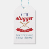 Kleine Slugger Favor Tag Cadeaulabel (Voorkant)