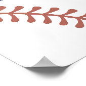 Kleine Slugger Honkbal Jongens 1e Verjaardagsfeest Poster (Hoek)