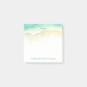 Kleine smaragdgroene wateren Gulfshore Notities Post-it® Notes (Voorkant)