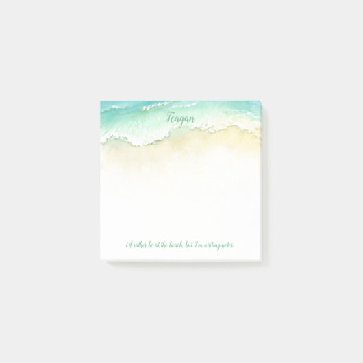 Kleine smaragdgroene wateren Gulfshore Notities Post-it® Notes (Voorkant)