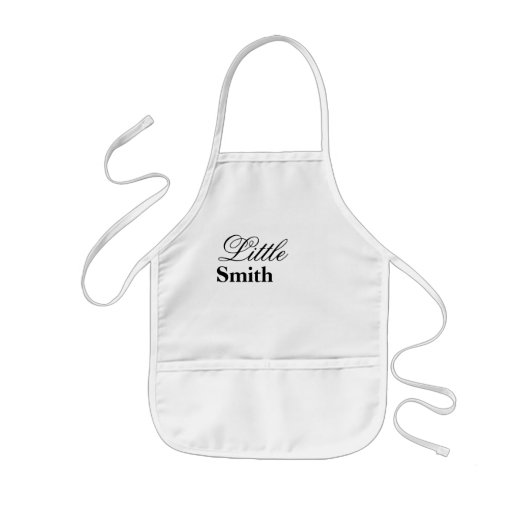 Kleine Smith Persoonlijke Naam Kinder Schort (Voorkant)