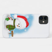Kleine Sneeuwman Case-Mate iPhone Case (Achterkant (horizontaal))
