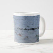 Kleine Sneeuwman Hete Chocolade Jumbo 20 oz. Mok (Voorkant rechts)
