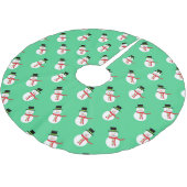 Kleine sneeuwpop kerstboom rok (Gekanteld)